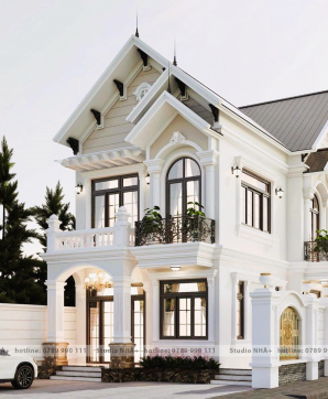 NT07 - THIẾT KẾ  BIỆT THỰ MÁI THÁI SANG TRỌNG